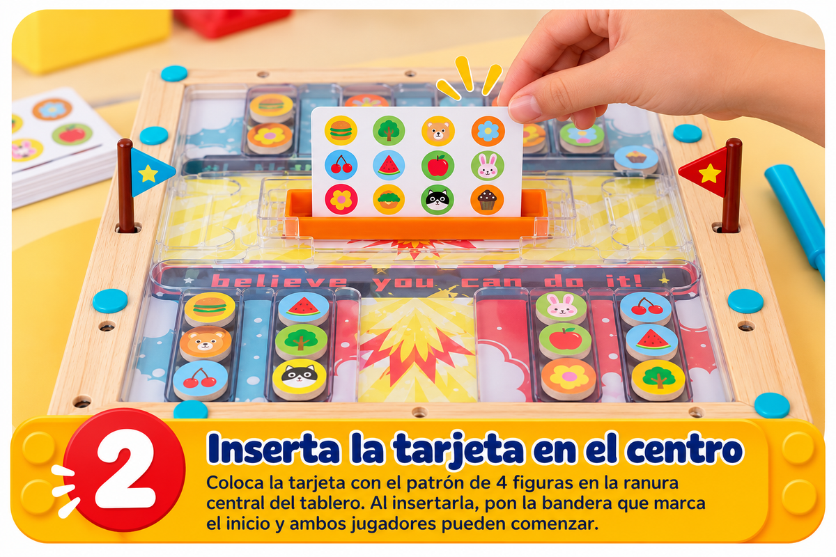 Dos jugadores preparados con sus lápices magnéticos