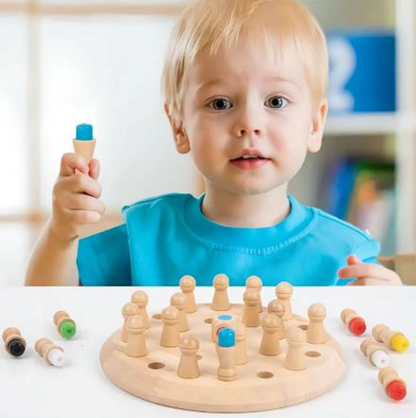 JUEGO DE MEMORIA MONTESSORI -AJEDREZ