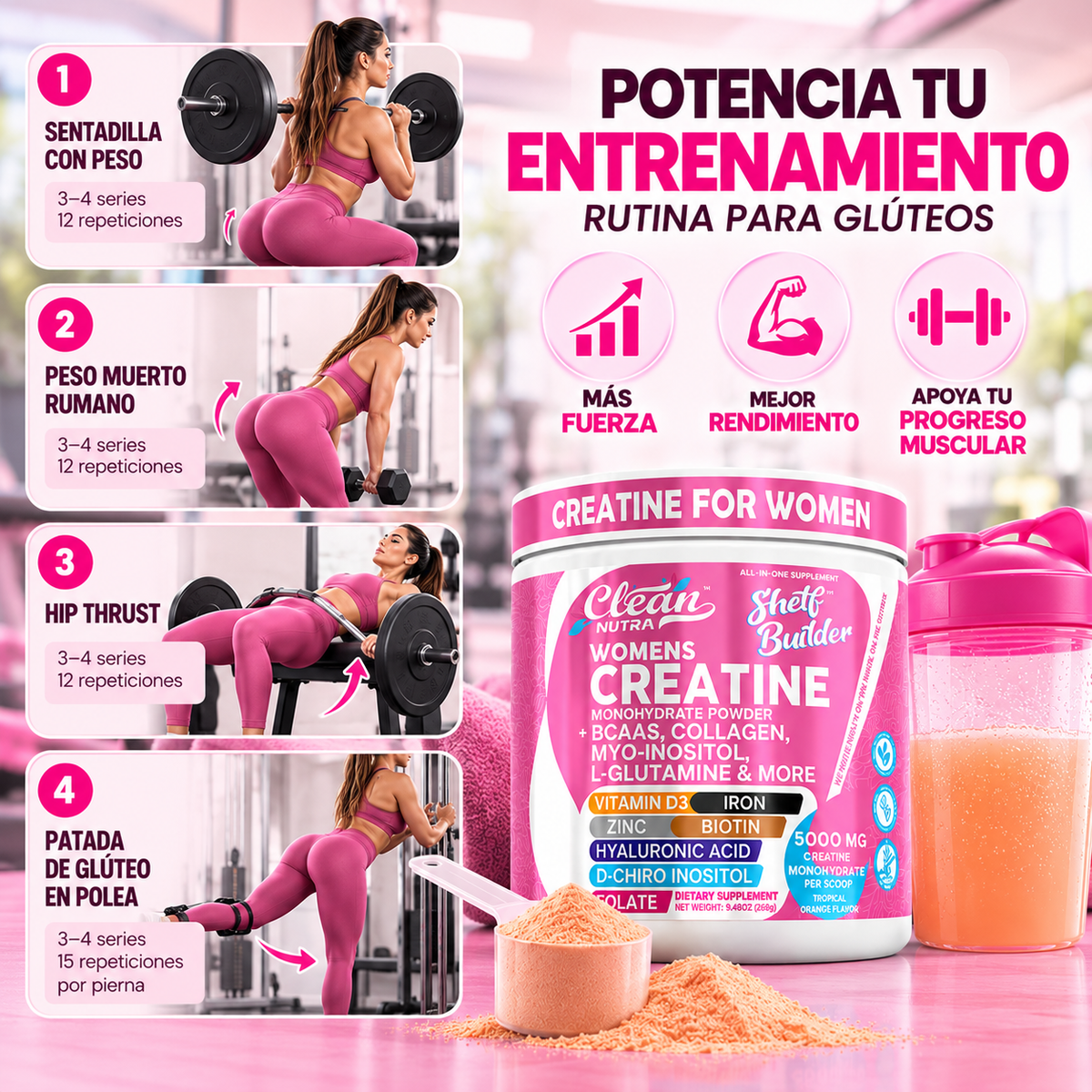 Creatina Power Clean