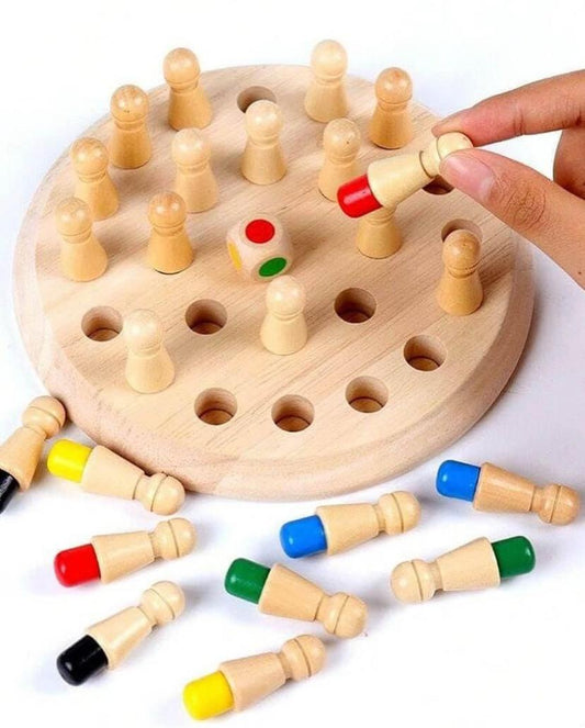 JUEGO DE MEMORIA MONTESSORI -AJEDREZ