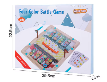 Mejora la coordinación y motricidad con el Juego de Batalla Magnético Montessori