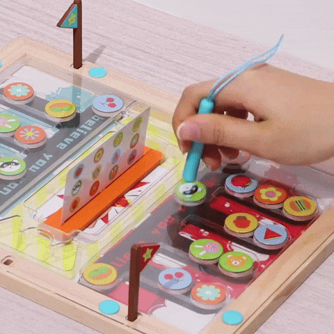 Mejora la coordinación y motricidad con el Juego de Batalla Magnético Montessori